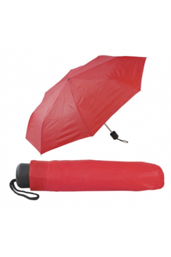 Piros összecsukható esernyő